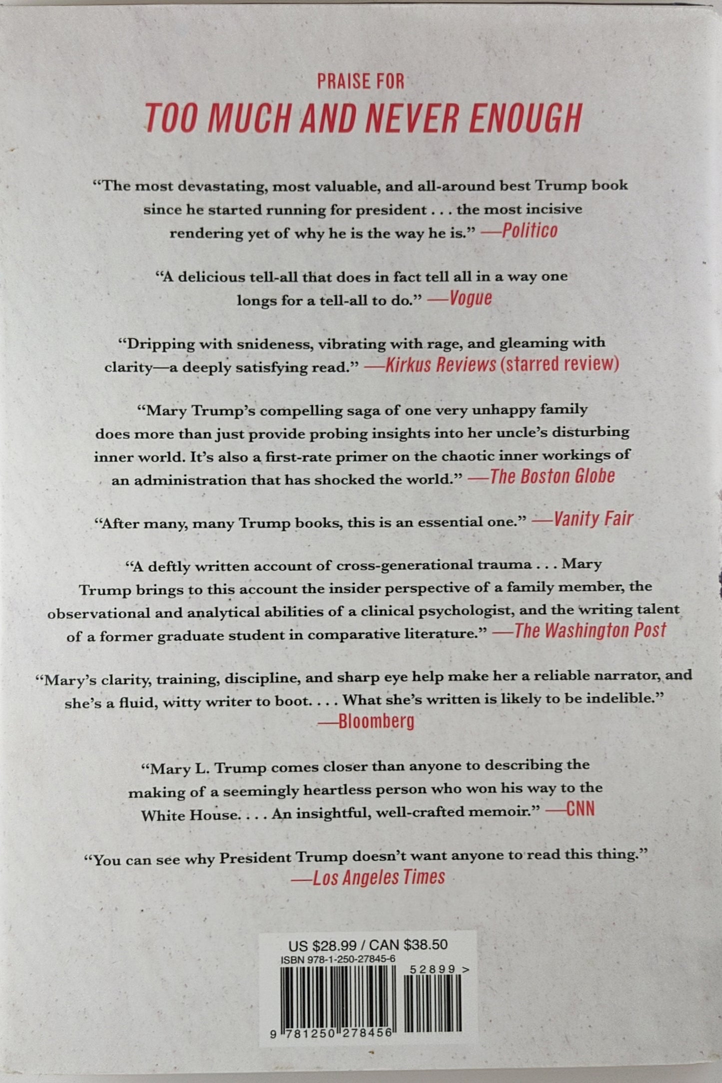 The Reckoning by Mary L. Trump