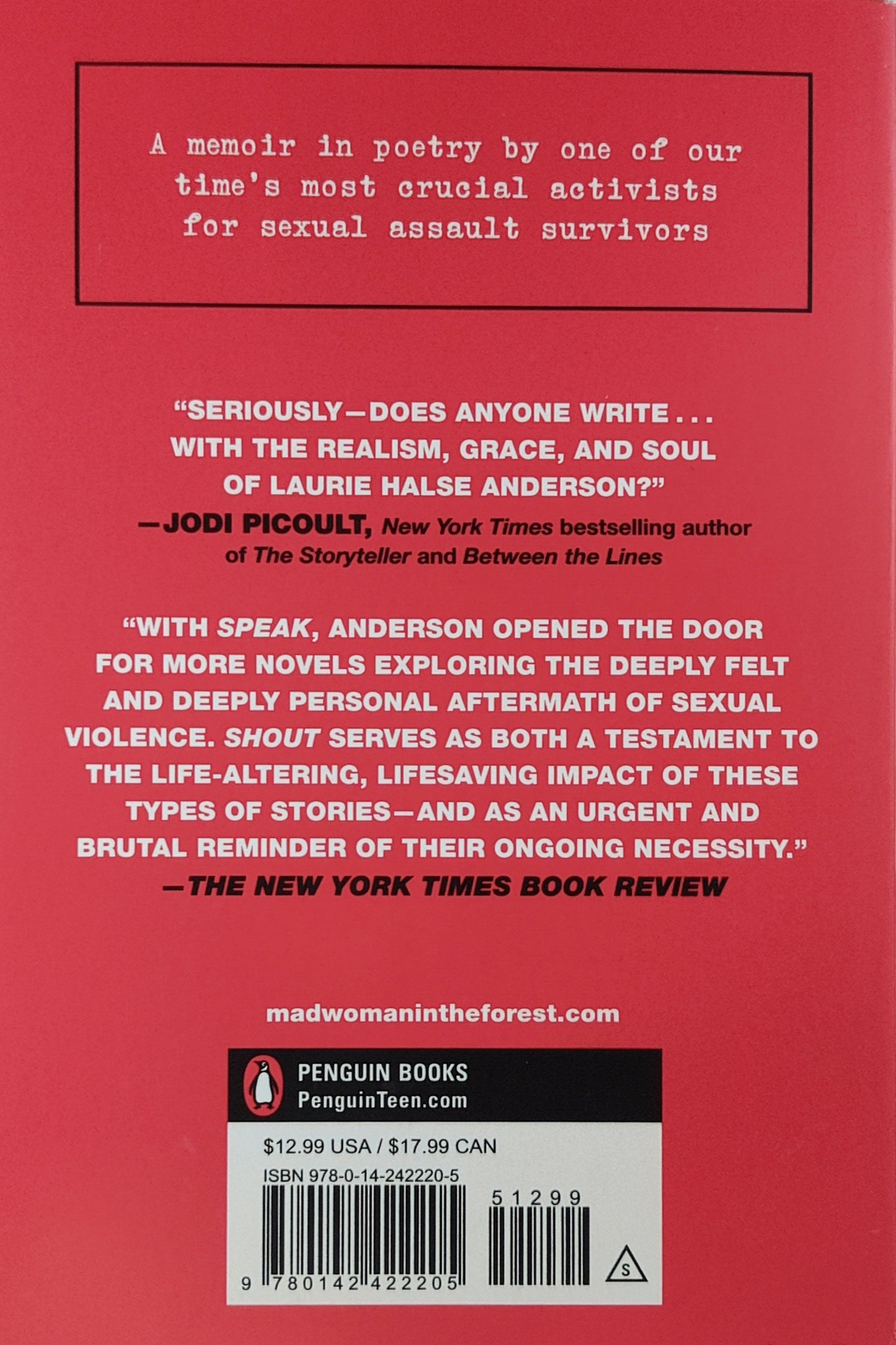 Shout by Laurie Halse Anderson