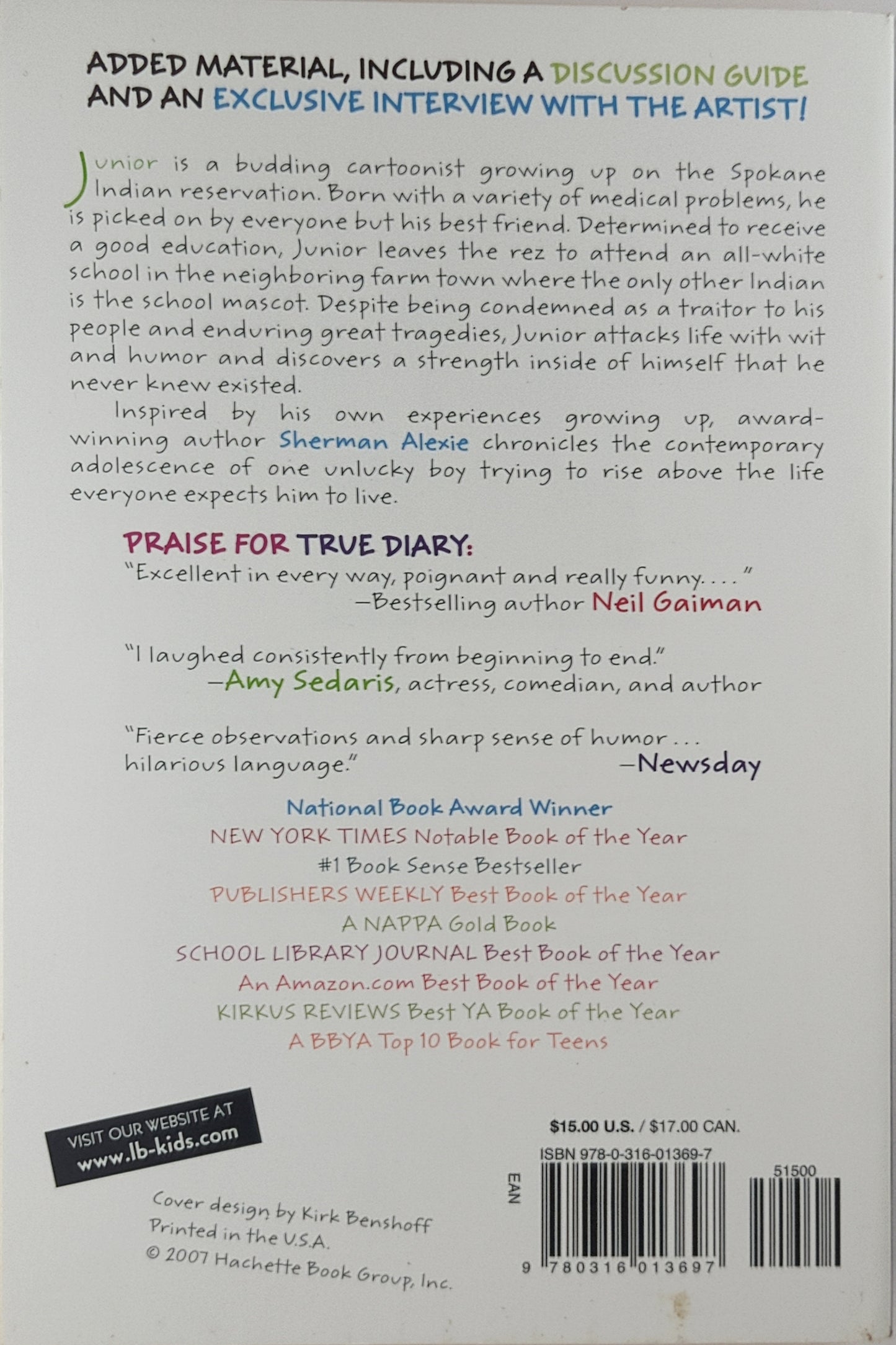 The Absolutely True Diary of a Part-Time Indian by Sherman Alexie