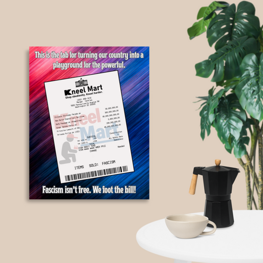 The Cost Of Fascism Poster (11"x14")